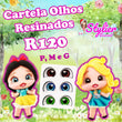 Load image into Gallery viewer, Adhesive Resin Eyes for Clays Multicolor STY R0120 P 64Pairs