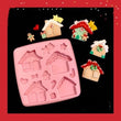 Load image into Gallery viewer, KKA #52 Gingerbread Houses Silicone Mold