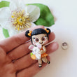 Load image into Gallery viewer, 507 Serena Clay Doll for Bow-Center, Jewelry Charms, Accessories, and More