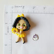 Load image into Gallery viewer, 292 Kalifa Clay Doll for Bow-Center, Jewelry Charms, Accessories, and More