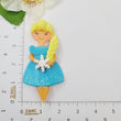 Load image into Gallery viewer, 076 Blond Princess 4.5" Flexible Cold Porcelain Clay Doll for Bow-Center, Jewelry Charms, Accessories, and More