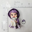 Load image into Gallery viewer, 254 Indra Mystery Fairy Clay Doll for Bow-Center, Jewelry Charms, Accessories, and More