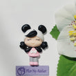 Load image into Gallery viewer, MeToo Pink Panda #378 Clay Doll for Bow-Center, Jewelry Charms, Accessories, and More