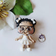 Load image into Gallery viewer, 144 Delilah Clay Doll for Bow-Center, Jewelry Charms, Accessories, and More