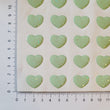 Load image into Gallery viewer, Adhesive Resin Green Glitter Hearts (M) MNC 610B 19x15mm 20 Units