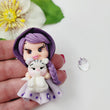 Load image into Gallery viewer, 254 Indra Mystery Fairy Clay Doll for Bow-Center, Jewelry Charms, Accessories, and More