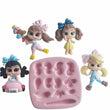 Load image into Gallery viewer, MA 758 Cute Hair #3 Silicone Mold