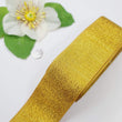 Load image into Gallery viewer, Gold Cetin/Lurex Ribbon - 027707 - 1 1/2" (40mm) - 5 yards