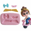 Load image into Gallery viewer, MA 760 Headband and bows Silicone Mold