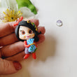 Load image into Gallery viewer, 420 Mrs. Krabs Clay Doll for Bow-Center, Jewelry Charms, Accessories, and More
