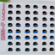 Load image into Gallery viewer, Adhesive Resin Eyes for Clays Multicolor STY R073 P 56Pairs