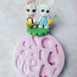 Load image into Gallery viewer, MM-CTBA #6 Loving Bunny Couple Silicone Mold