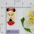 Load image into Gallery viewer, Milla #393 Clay Doll for Bow-Center, Jewelry Charms, Accessories, and More