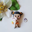 Load image into Gallery viewer, 507 Serena Clay Doll for Bow-Center, Jewelry Charms, Accessories, and More