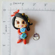Load image into Gallery viewer, 420 Mrs. Krabs Clay Doll for Bow-Center, Jewelry Charms, Accessories, and More