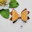 Load image into Gallery viewer, Pumpkin Lila Hair-Bow