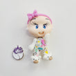 Load image into Gallery viewer, 046 Baby Alita Clay Doll for Bow-Center, Jewelry Charms, Accessories, and More
