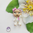 Load image into Gallery viewer, 048 Baby Bisa Clay Doll for Bow-Center, Jewelry Charms, Accessories, and More