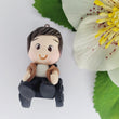 Load image into Gallery viewer, 136 Danny Clay Doll for Bow-Center, Jewelry Charms, Accessories, and More
