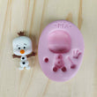 Load image into Gallery viewer, MA 789 Snowman #2 Silicone Mold