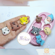 Load image into Gallery viewer, KKA #40 Kit Animal Heads Silicone Mold