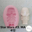 Load image into Gallery viewer, MA 412 Guerra nas Estrelas #2 Silicone Mold