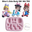 Load image into Gallery viewer, Biker's Side Body Small Silicone Mold MA 755