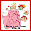 Load image into Gallery viewer, KKA #52 Gingerbread Houses Silicone Mold