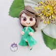 Load image into Gallery viewer, 276 JLO Clay Doll for Bow-Center, Jewelry Charms, Accessories, and More