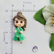 Load image into Gallery viewer, 276 JLO Clay Doll for Bow-Center, Jewelry Charms, Accessories, and More