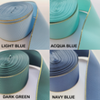 Load image into Gallery viewer, Glitter Gold Edge Grosgrain Ribbon - 1 1/2" (38mm) - 5 yards