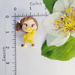 Load image into Gallery viewer, 192 Ella, Lunna & Emma Triplets Clay Doll for Bow-Center, Jewelry Charms, Accessories, and More