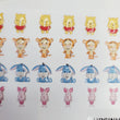 Load image into Gallery viewer, Adhesive Resin for Clays MF 46 Pooh Bear (1.5 mm) 40 Units