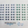 Load image into Gallery viewer, Adhesive Resin Eyes for Clays MF 57 M Realistic P (8X7 mm) 63 Units