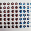 Load image into Gallery viewer, Adhesive Resin Eyes for Clays MF 75 P (8X7 mm) 63 Units