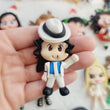 Load image into Gallery viewer, 385 Michael Jack W Clay Doll for Bow-Center, Jewelry Charms, Accessories, and More