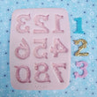 Load image into Gallery viewer, MA 281 Decorative Numbers silicone Mold