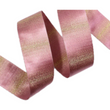 Load image into Gallery viewer, Gold and Silver Weft Double Face Ribbon - 1 1/2" (38mm) - 5 yards