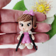 Load image into Gallery viewer, 537 Stephanie Clay Doll for Bow-Center, Jewelry Charms, Accessories, and More