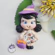 Load image into Gallery viewer, 592 Witches Glinda & Trixie Twins Clay Doll for Bow-Center, Jewelry Charms, Accessories, and More