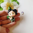 Load image into Gallery viewer, 488 Regan Clay Doll for Bow-Center, Jewelry Charms, Accessories, and More
