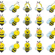 Load image into Gallery viewer, Adhesive Resin Cute Bee (M) MNC 28mm (H) 28 units