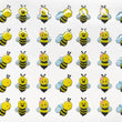 Load image into Gallery viewer, Adhesive Resin Cute Bee (M) MNC 28mm (H) 28 units