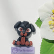 Load image into Gallery viewer, Hunter Dog #250 Clay Doll for Bow-Center, Jewelry Charms, Accessories, and More