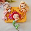 Load image into Gallery viewer, MD #87 Mermaids Silicone Mold