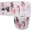 Load image into Gallery viewer, Ballerina Grosgrain Ribbon - 1 1/2" (38mm) - 5 yards pack