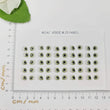 Load image into Gallery viewer, Adhesive Resin Eyes for Clays GREEN ADD MOAC M 25Pairs