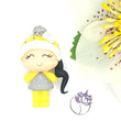 Load image into Gallery viewer, Eliza #190 Clay Doll for Bow-Center, Jewelry Charms, Accessories, and More