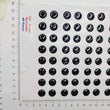 Load image into Gallery viewer, Adhesive Resin Eyes for Clays Multicolor MNC 541 12mm 48Pairs
