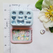 Load image into Gallery viewer, AJ #31 Mini Bows & Flowers Silicone Mold